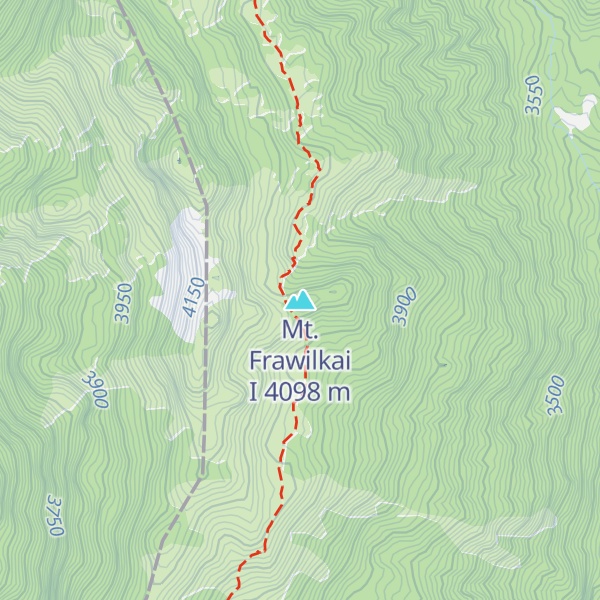 Map of Mt. Frawilkai I