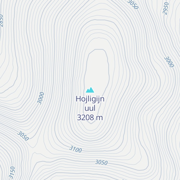 Map of Hojligijn uul