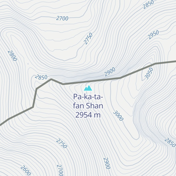 Map of Pa-ka-ta-fan Shan