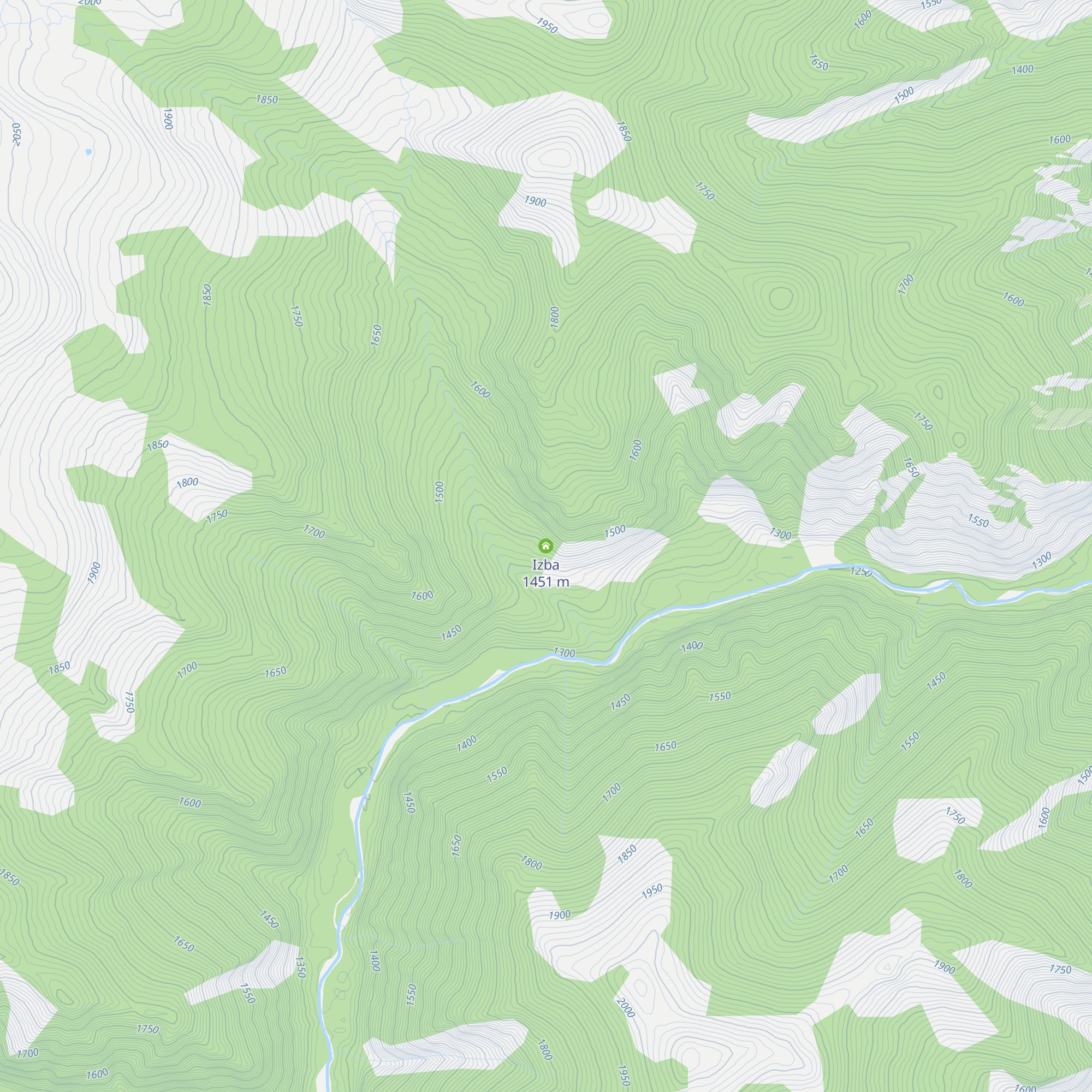 Izba map