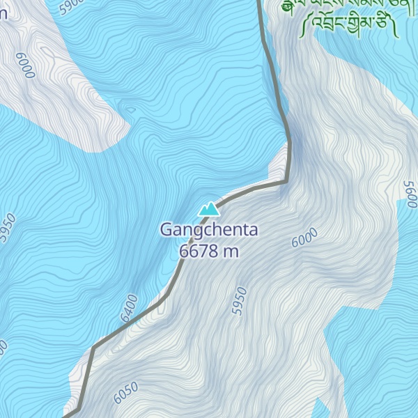 Map of Gangchenta