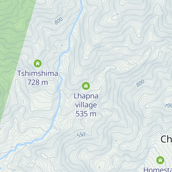 Map of Lhapna village