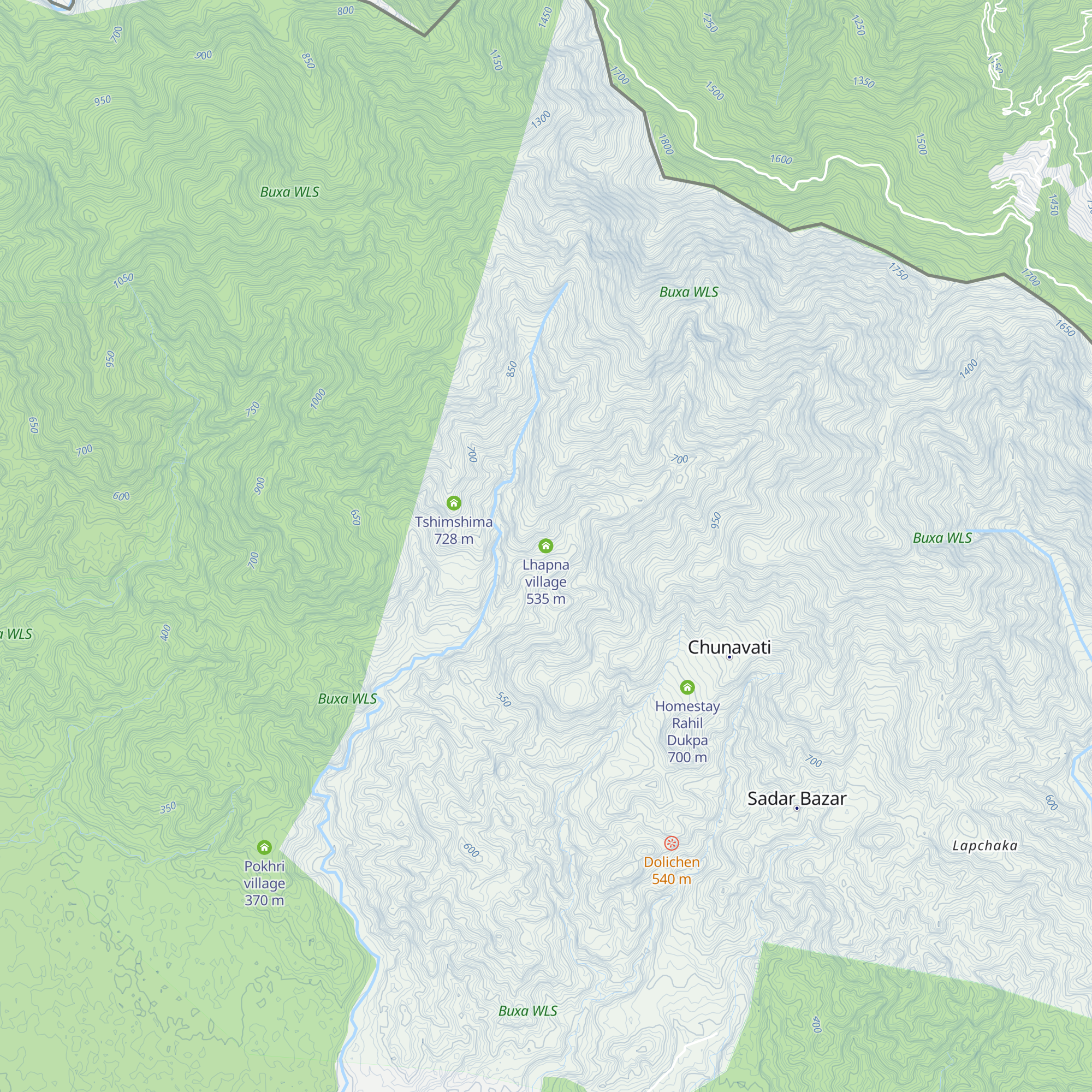 Lhapna village map