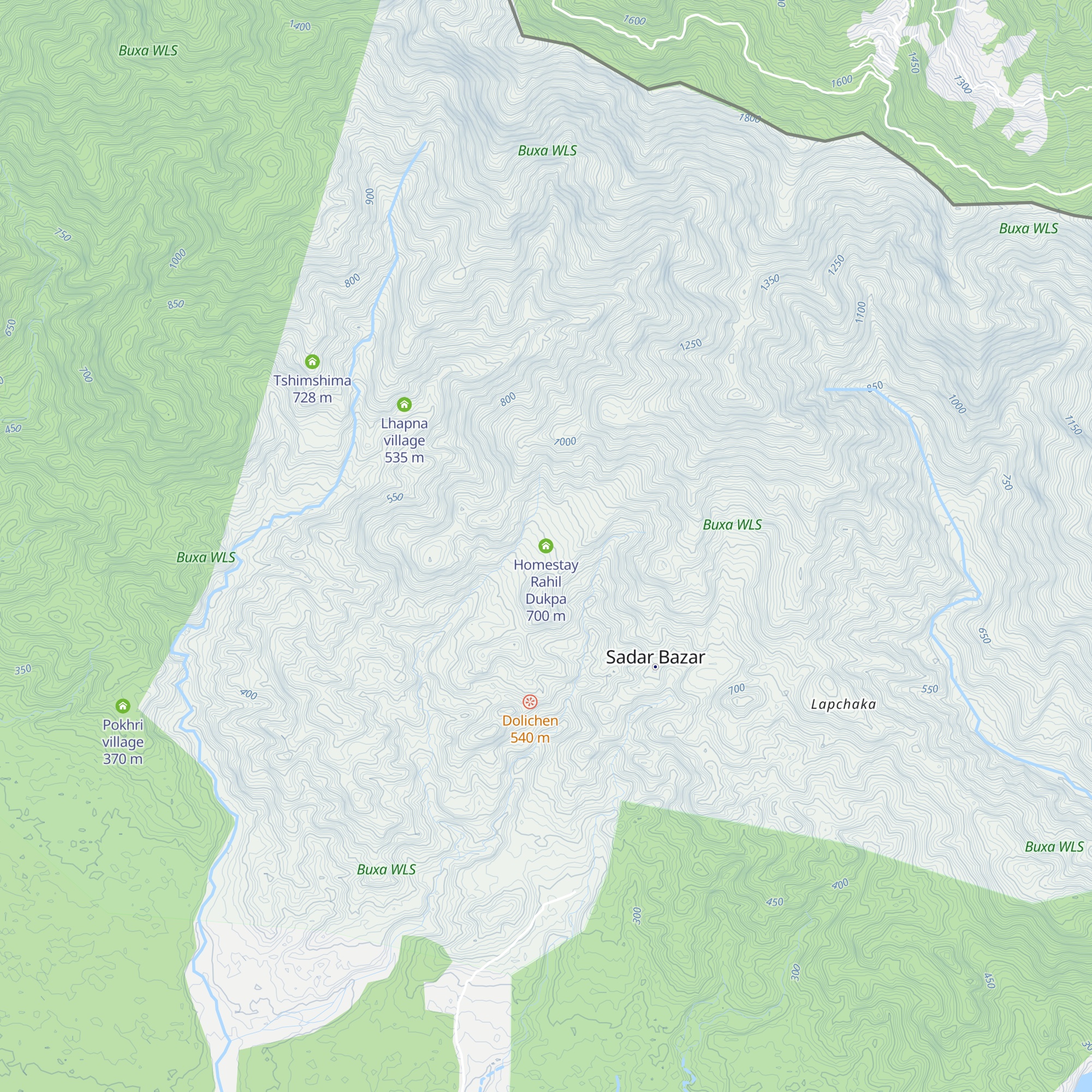 Homestay Rahil Dukpa map