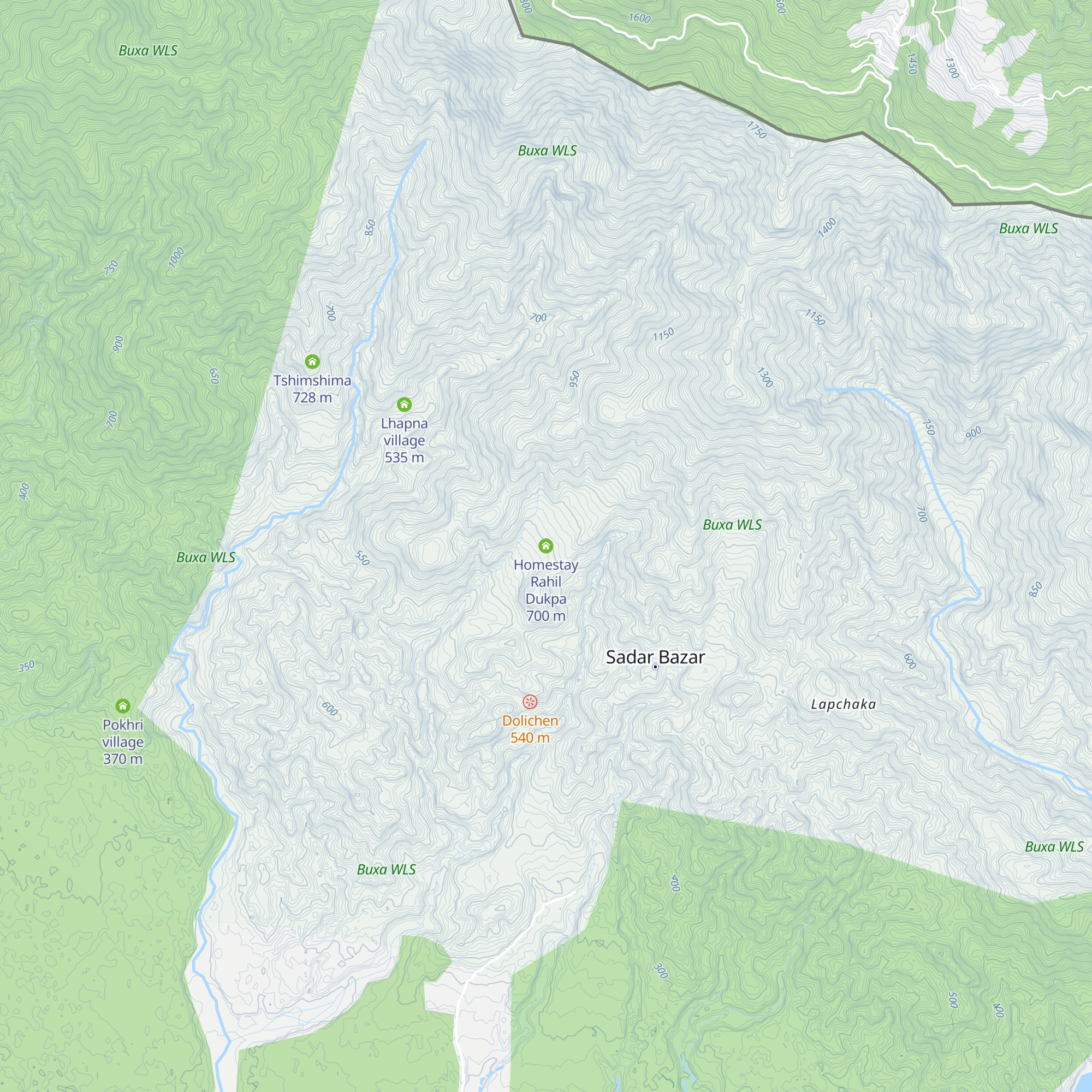 Homestay Rahil Dukpa map