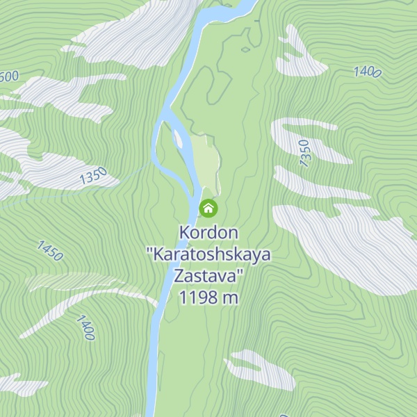 Map of Kordon "Karatoshskaya Zastava"