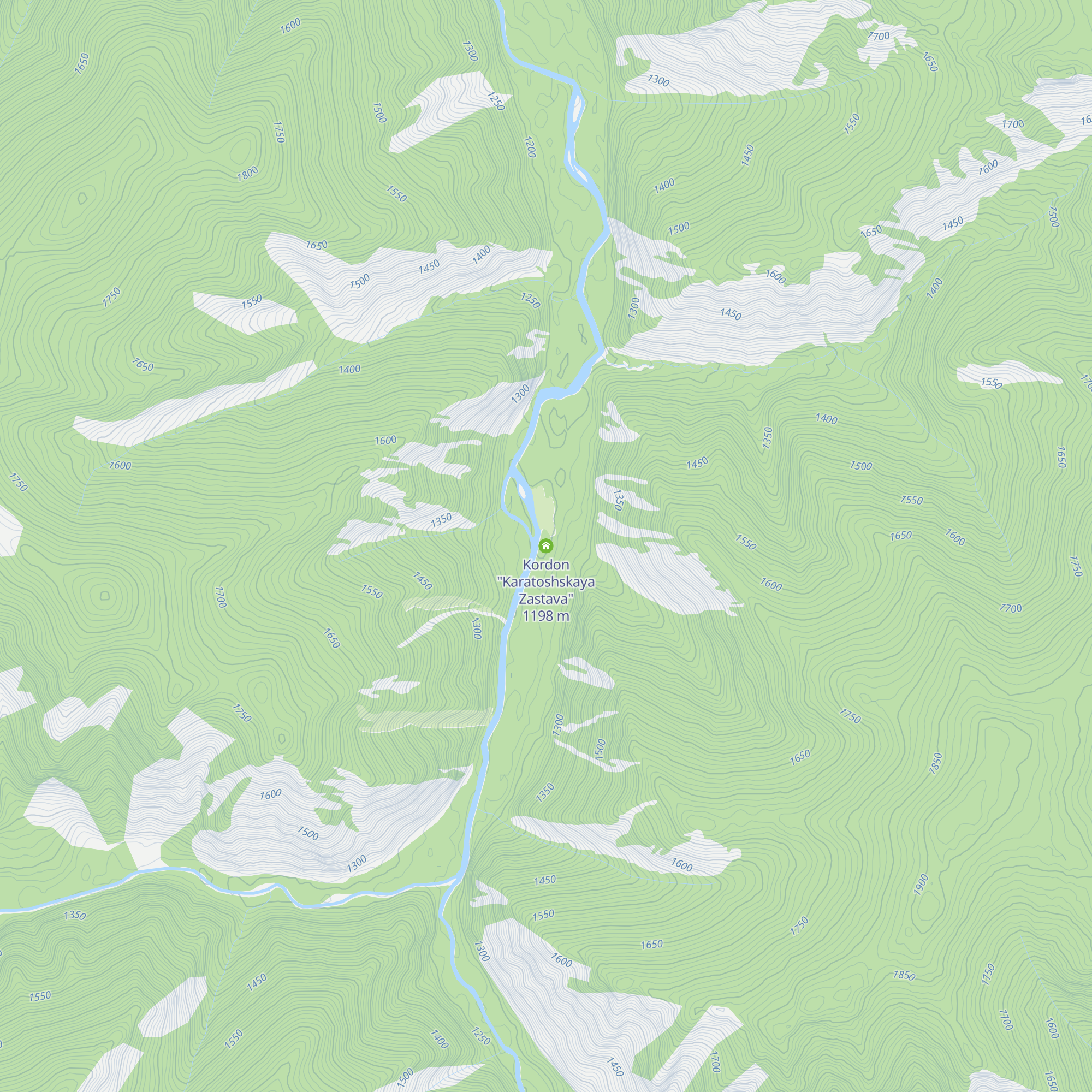 Kordon "Karatoshskaya Zastava" map