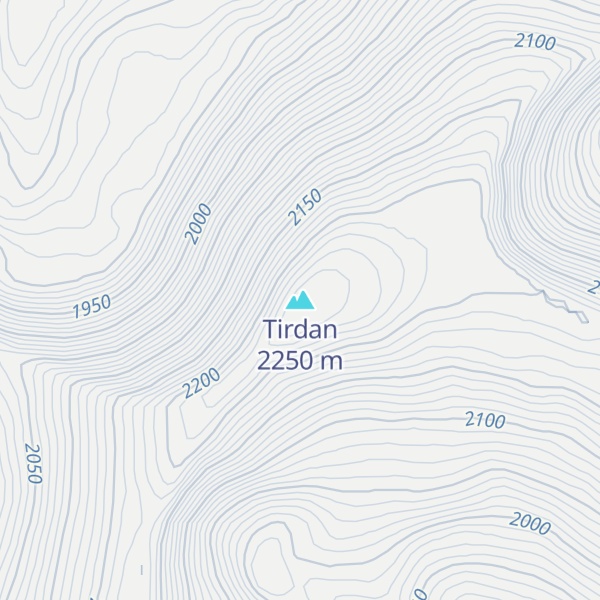 Map of Tirdan