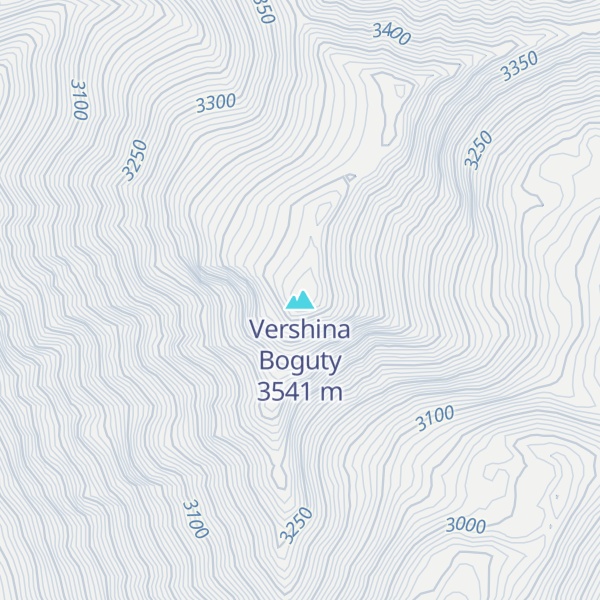Map of Vershina Boguty