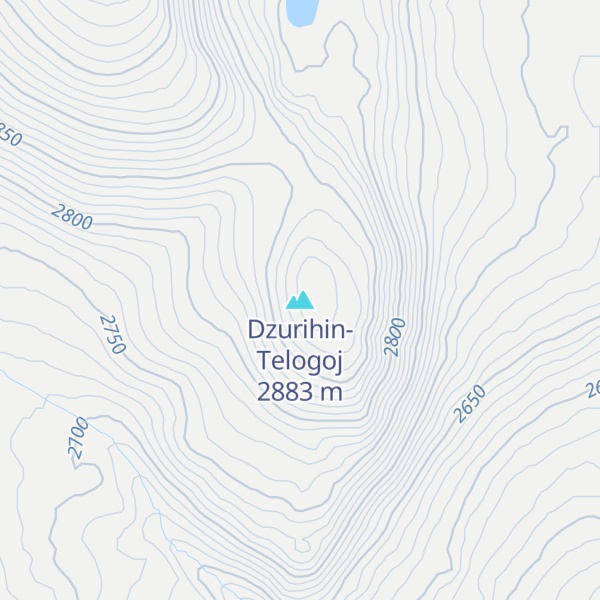 Map of Dzurihin-Telogoj