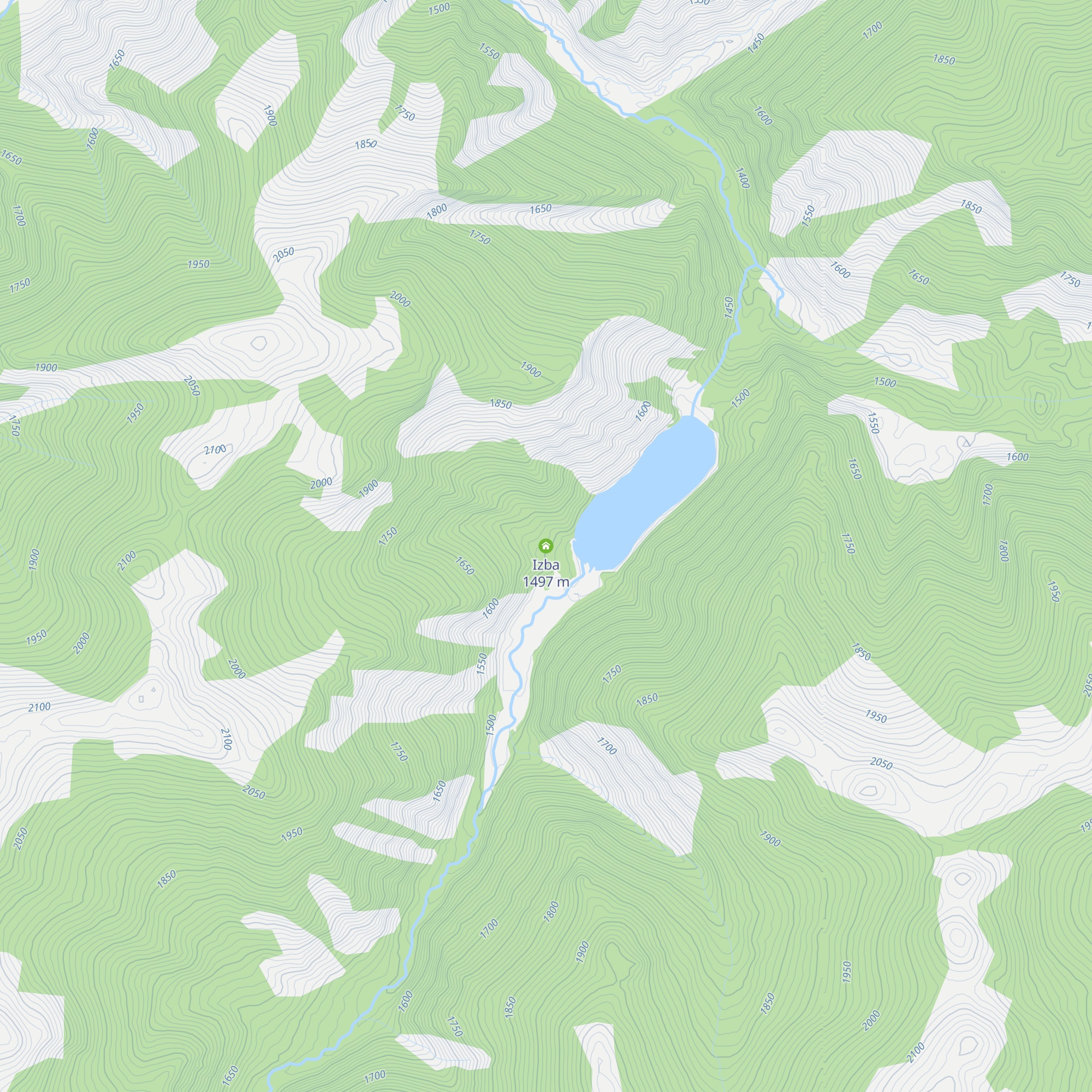 Izba map