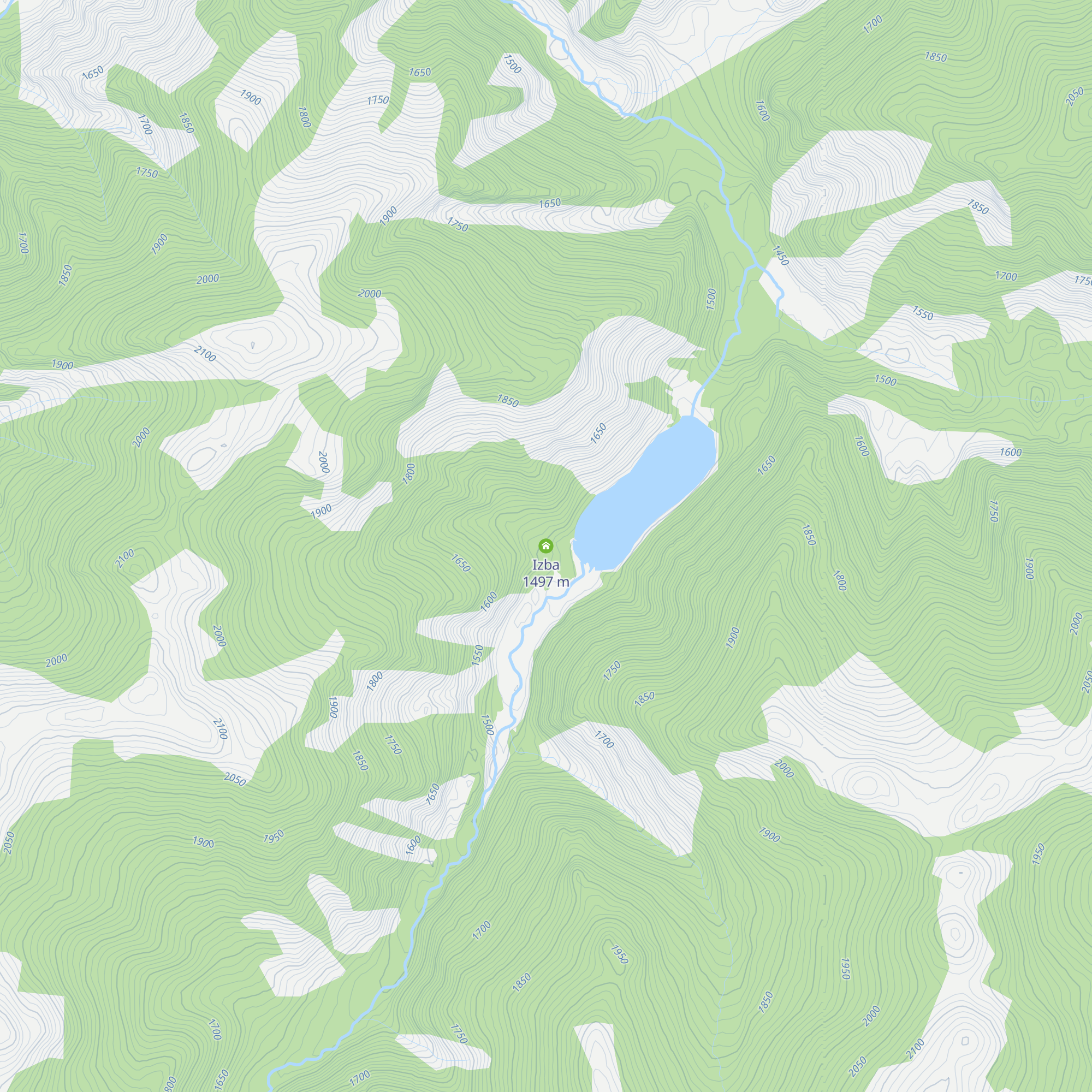 Izba map