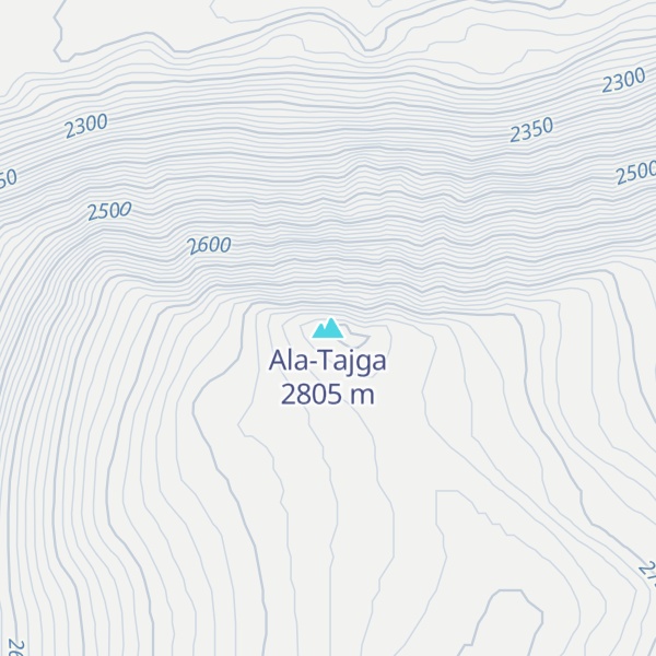 Map of Ala-Tajga