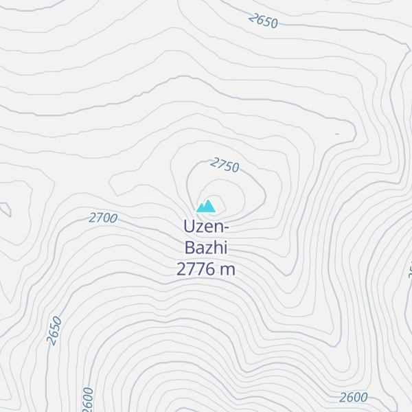 Map of Uzen-Bazhi