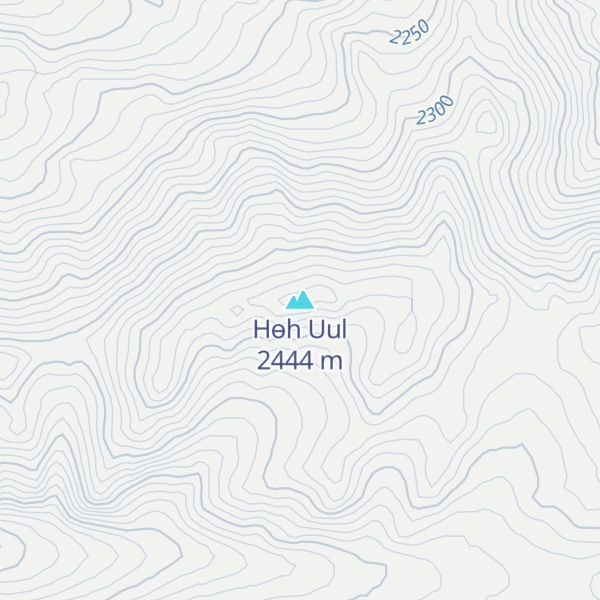 Map of Hөh Uul