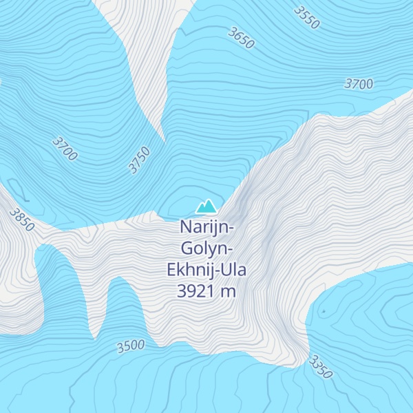 Map of Narijn-Golyn-Ekhnij-Ula