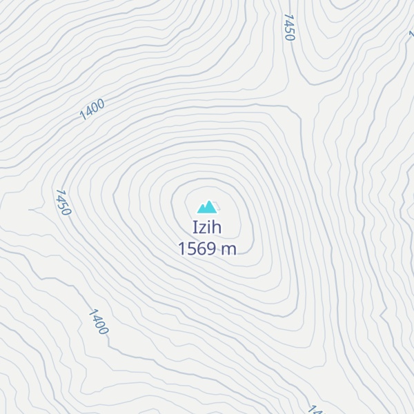 Map of Izih