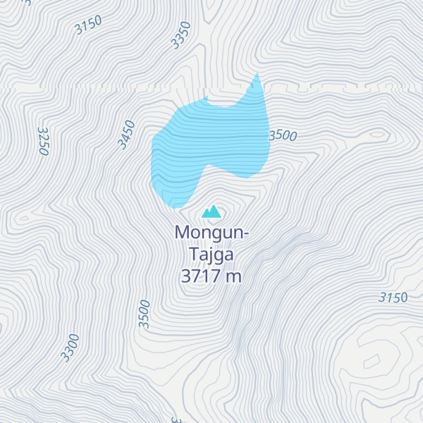 Map of Mongun-Tajga