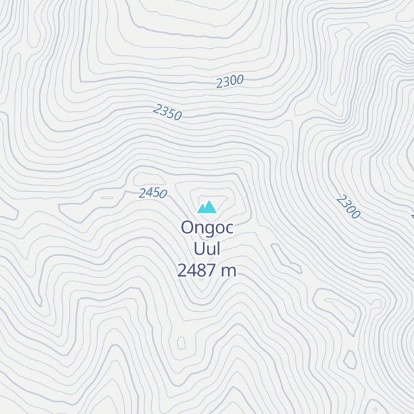 Map of Ongoc Uul