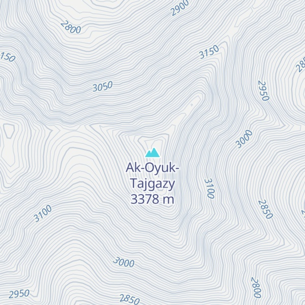 Map of Ak-Oyuk-Tajgazy