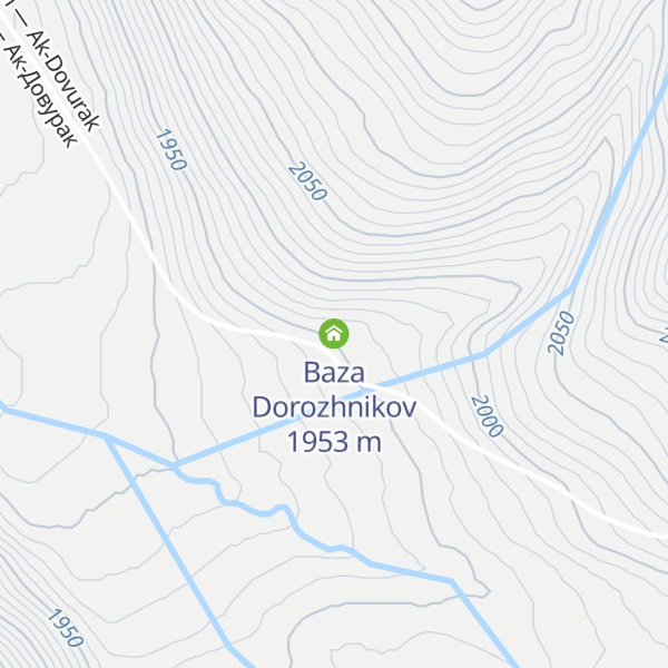 Map of Baza Dorozhnikov