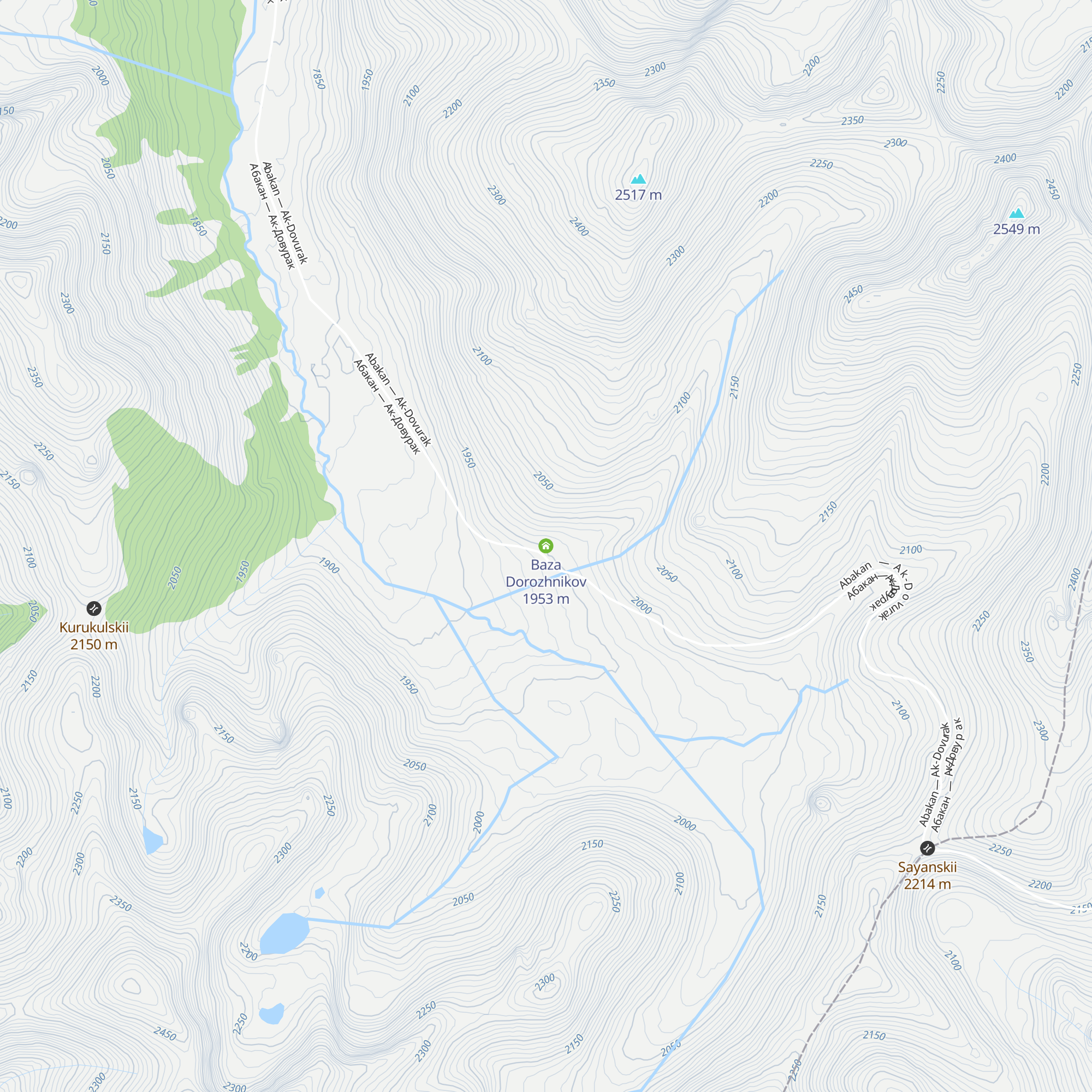 Baza Dorozhnikov map