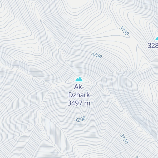 Map of Ak-Dzhark