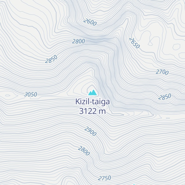 Map of Kizil-taiga