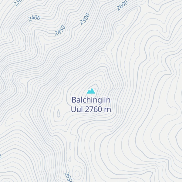 Map of Balchingiin Uul