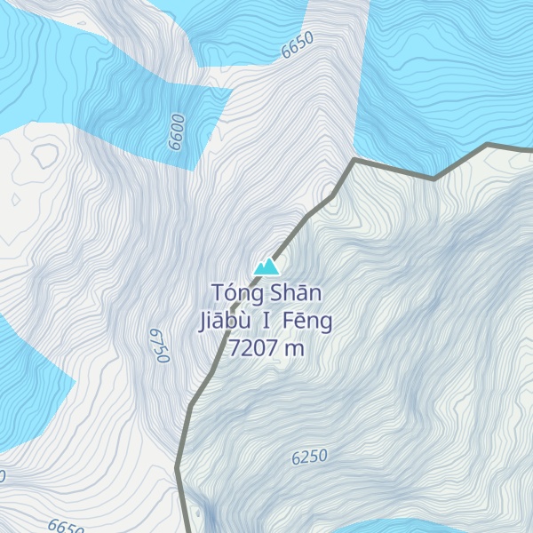 Map of Tóng Shān Jiābù  I  Fēng