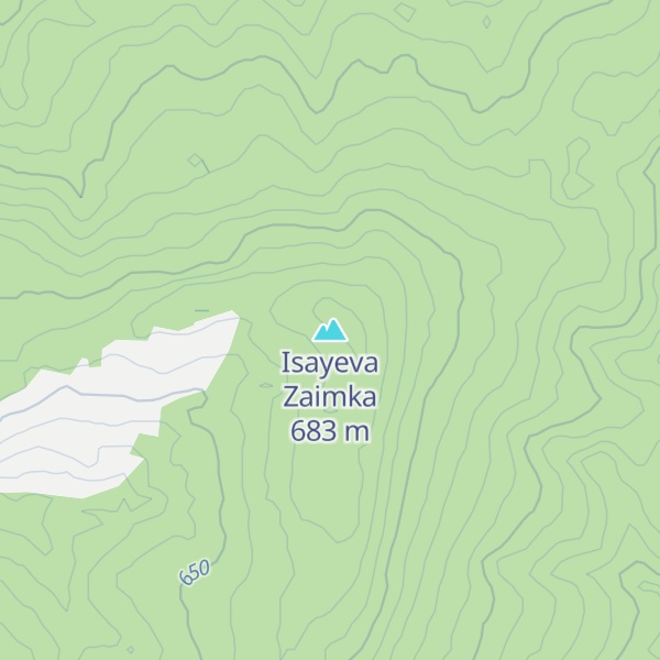 Map of Isayeva Zaimka