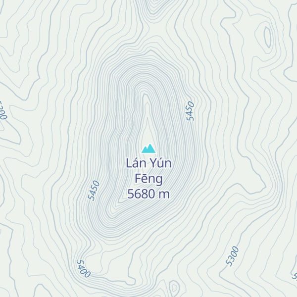 Map of Lán Yún Fēng