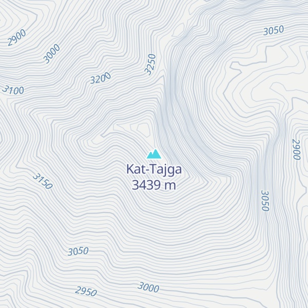 Map of Kat-Tajga