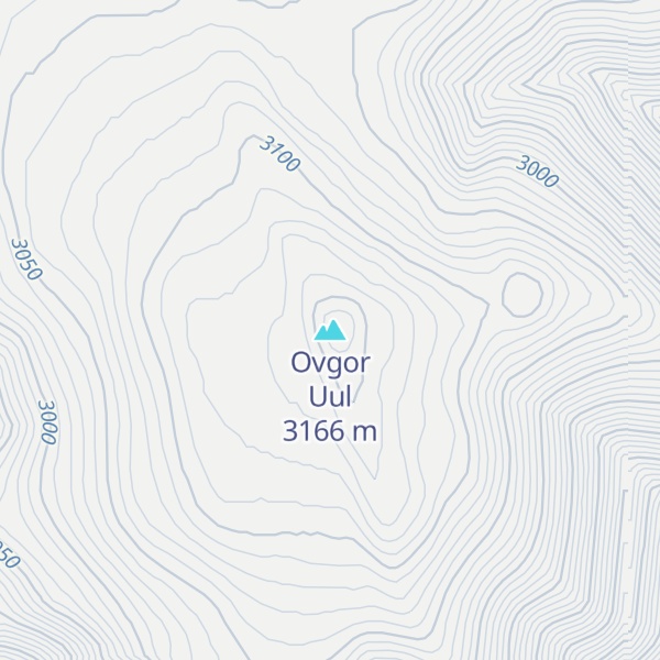 Map of Ovgor Uul