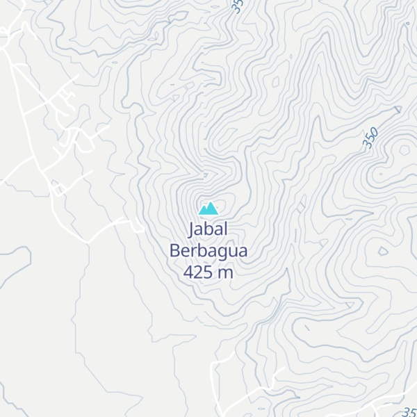 Map of Jabal Berbagua