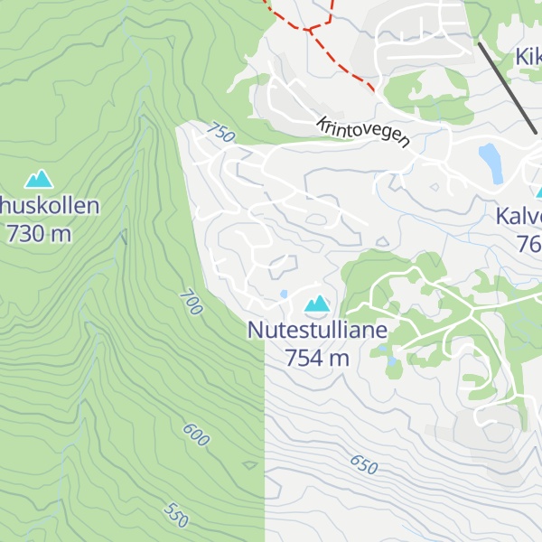 Map of Grostulhaugane