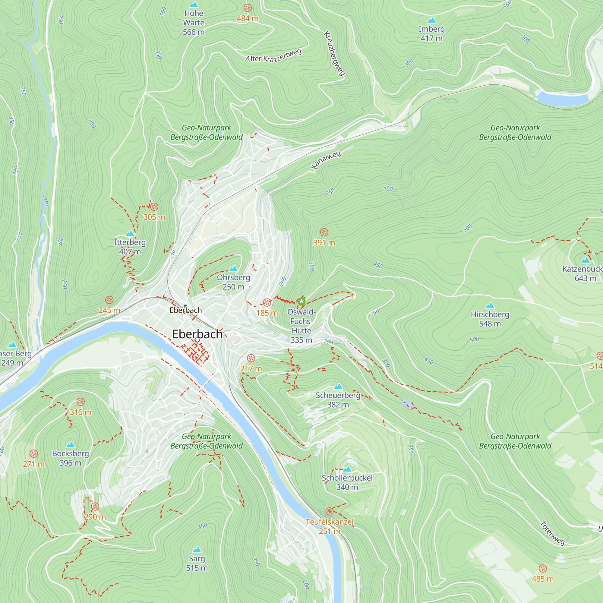 Oswald-Fuchs-Hütte map