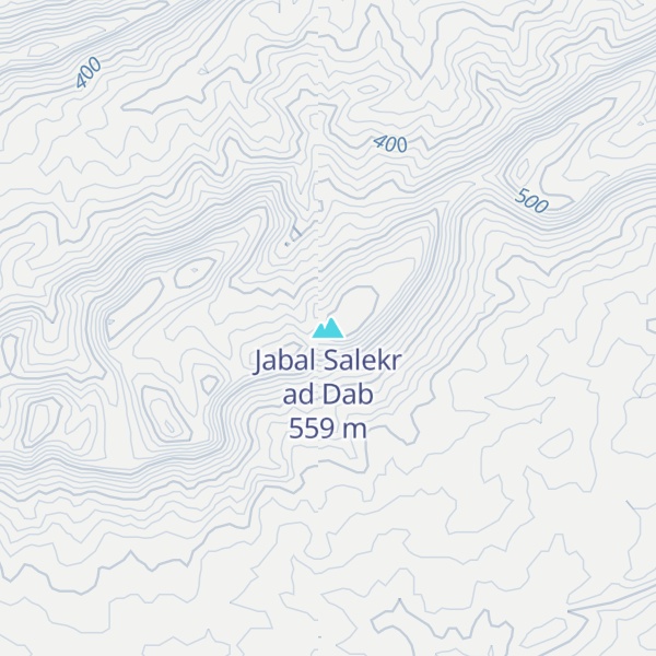 Map of Jabal Salekr ad Dab