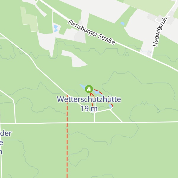 Map of Wetterschutzhütte