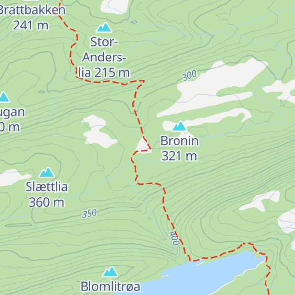 Map of Sætersetra
