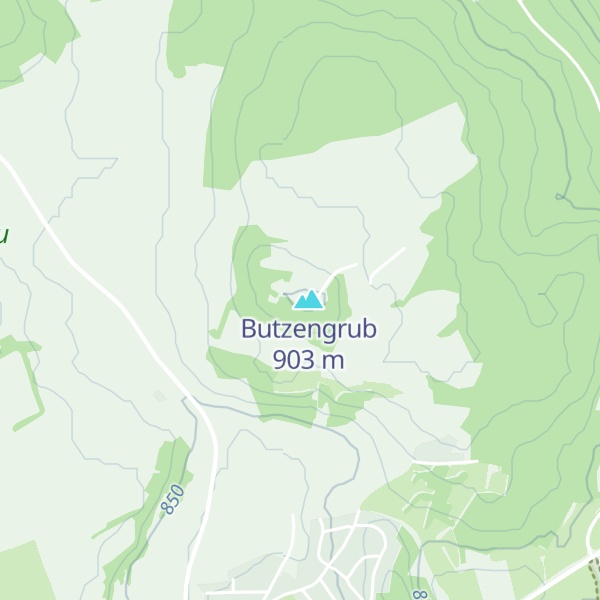 Map of Horen Hütte