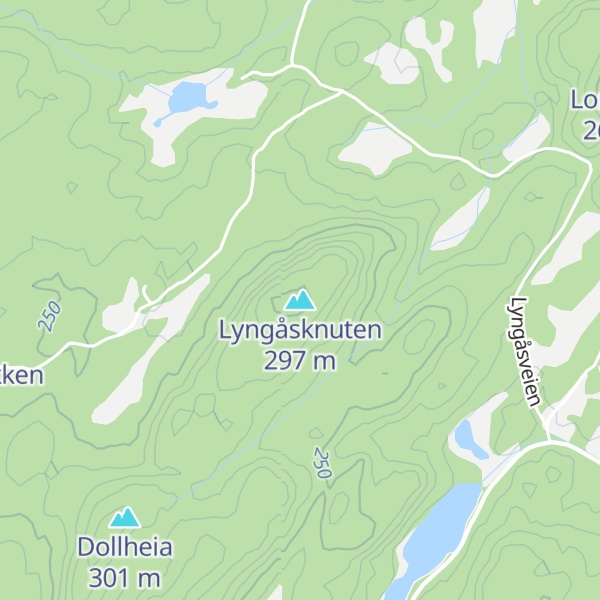 Map of Lyngåsknuten