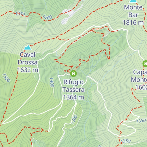 Map of Rifugio Tassera