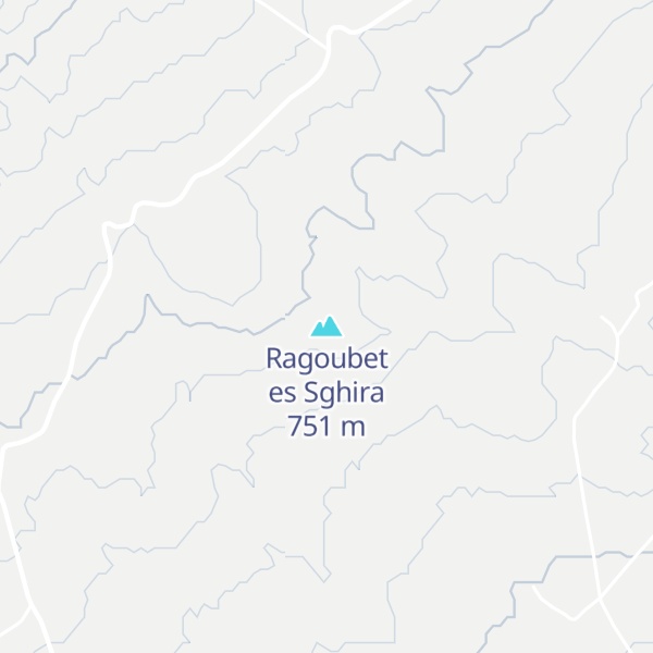 Map of Ragoubet es Sghira