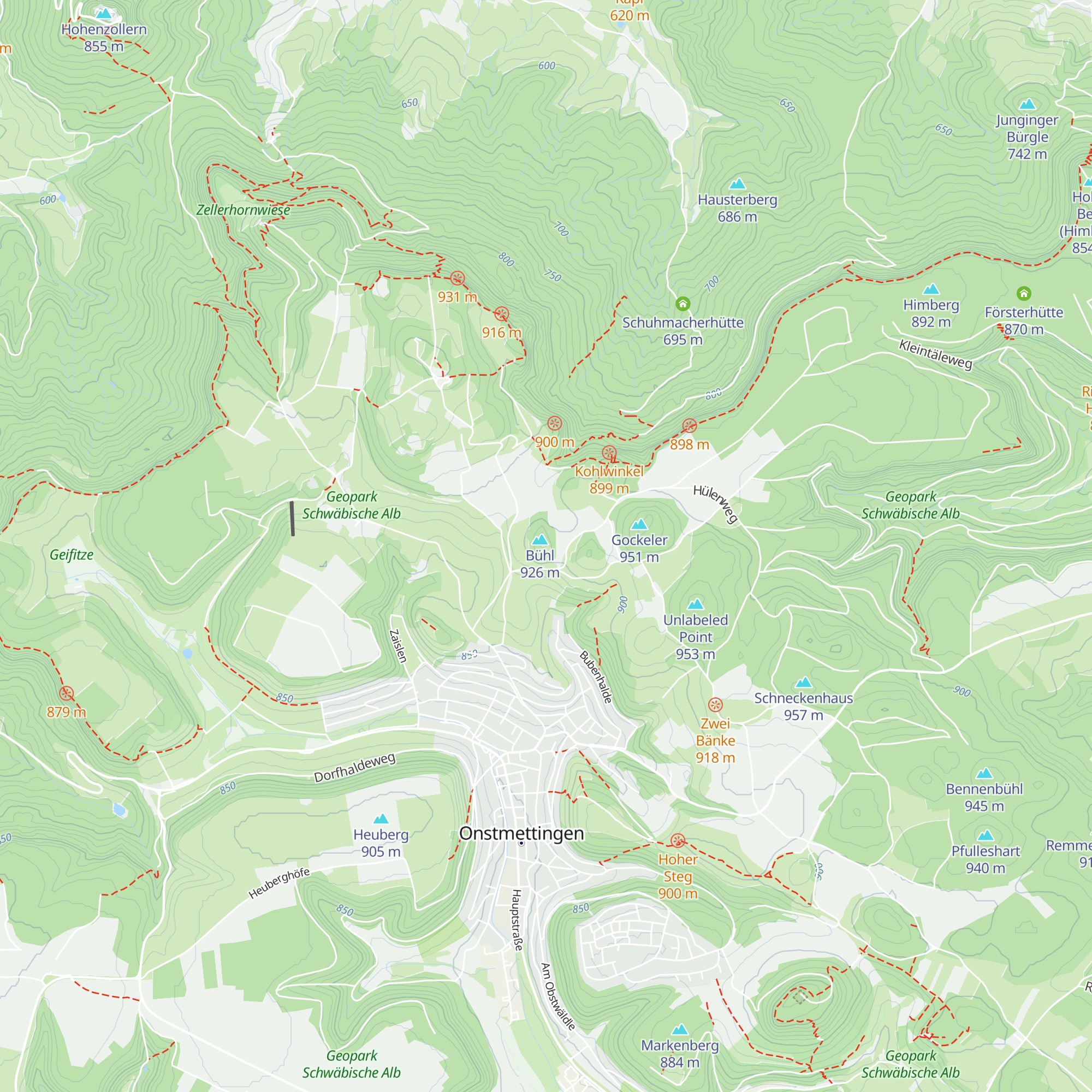 Skihütte map