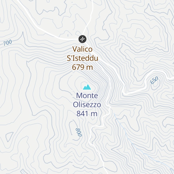 Map of Monte Olisezzo