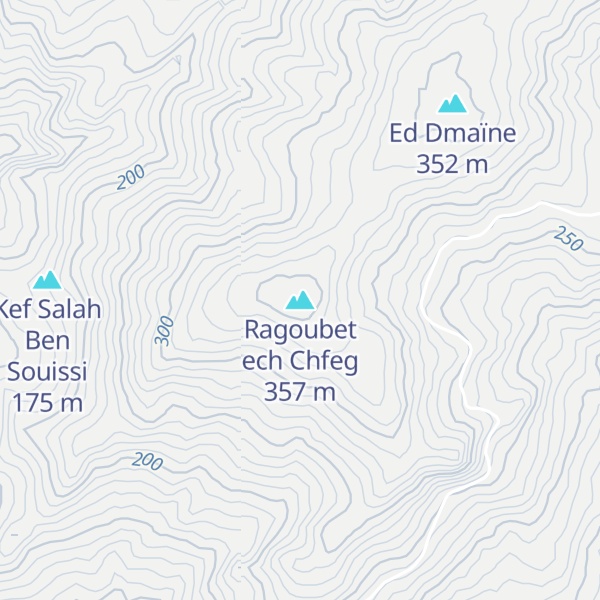 Map of Ragoubet ech Chfeg