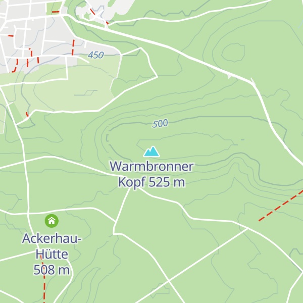 Map of Warmbronner Kopf