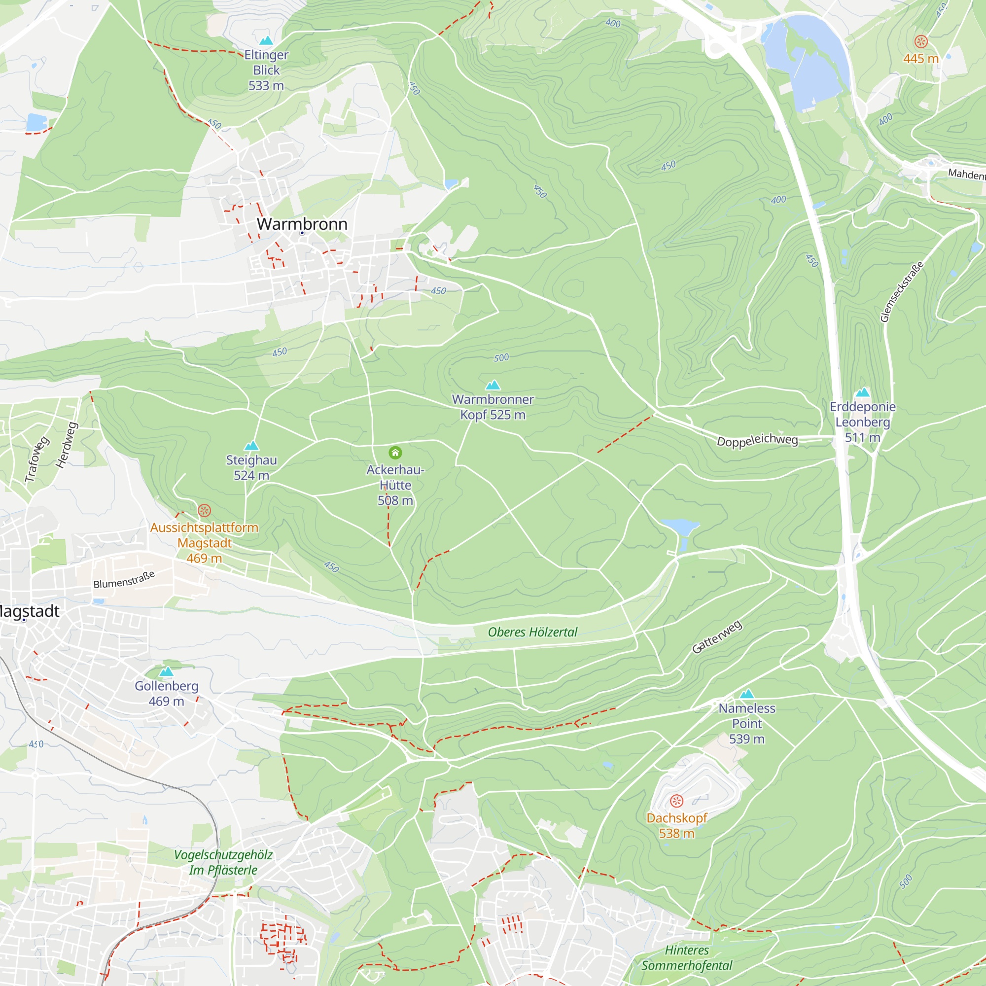 Pflanzschul-Hütte map