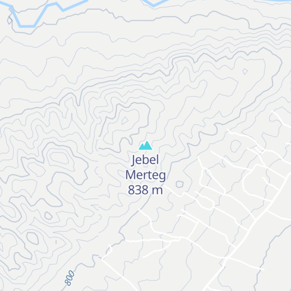 Map of Jebel Merteg
